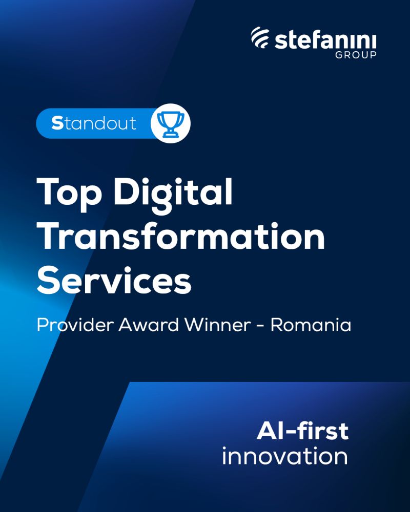 Stefanini Recognized as "Top Digital Transformation Services Provider" in Romania